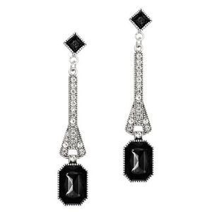 5681 1920s Flapper Earrings 20s Great Gatsby Earrings Vintage 20s Flapper